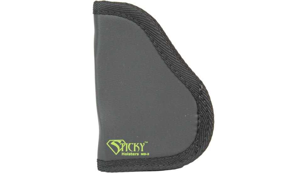 Sticky Holsters MD-2 Holster, Rug LC9/380, SCCY Cpx, CZ Rami, Keltec PF9/P11 w/Laser or Light, Ambidextrous, Black, Medium, MD-2