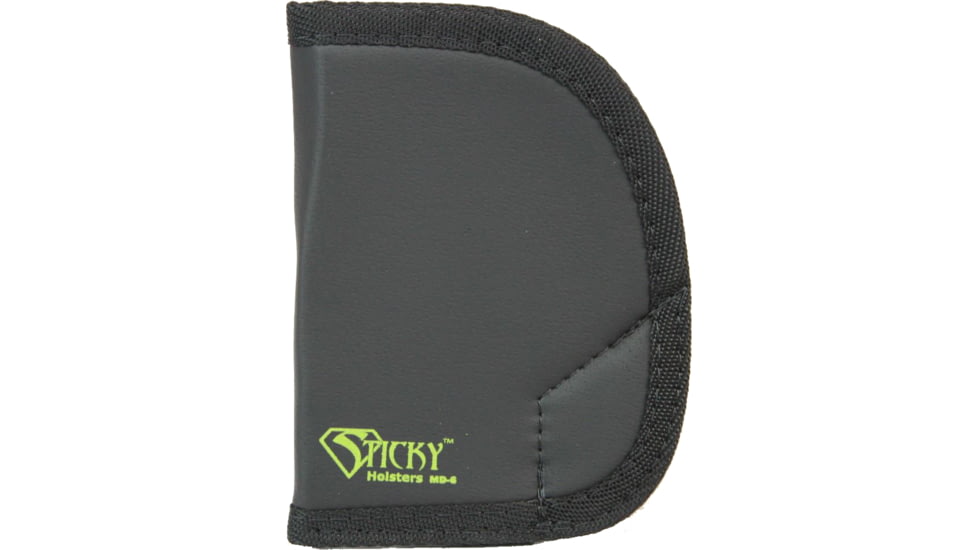 Sticky Holsters MD-6 Holster, Chiappa Rhino w/2 inch Barrel, Taurus Tracker w/4 inch Barrel, Ambidextrous, Black, Medium, MD-6