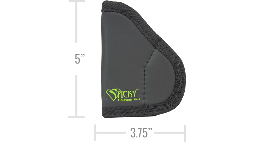 Sticky Holsters SM-1 Naa Holster, NAA Black Widow, Black, Small, SM1 NAA