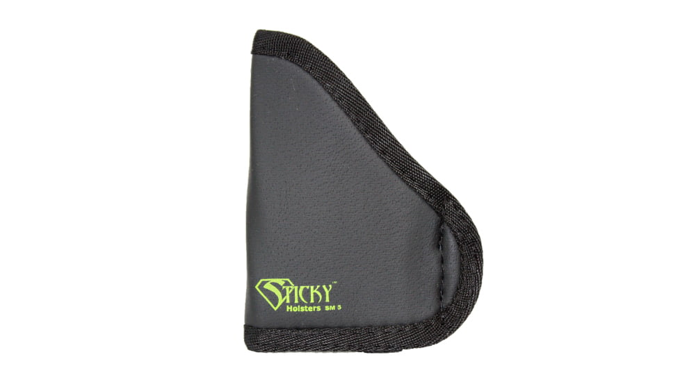 Sticky Holsters SM-5 Holster Modified for Laser, Glock 42, Sig P365, P938 W/ Laser Or Light, Ambidextrous, Black, Small, SM-5 Modified for Laser