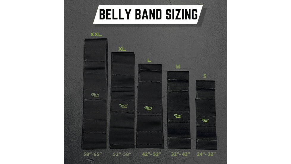 Sticky Belly Band Small 24-34 Works W/ Sticky Holsters Tan
