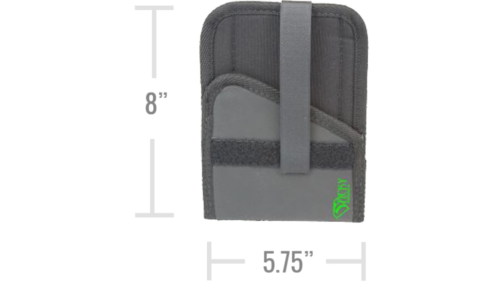 Sticky Holsters Sticky Travel Mount, Reverse Angle, Black, STMRV