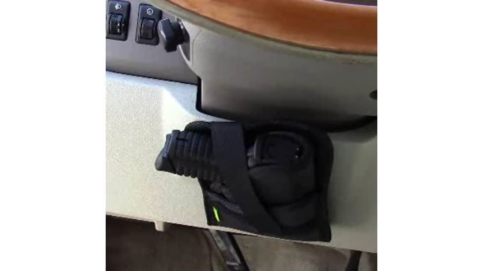 Sticky Holsters Sticky Travel Mount, Reverse Angle, Black, STMRV
