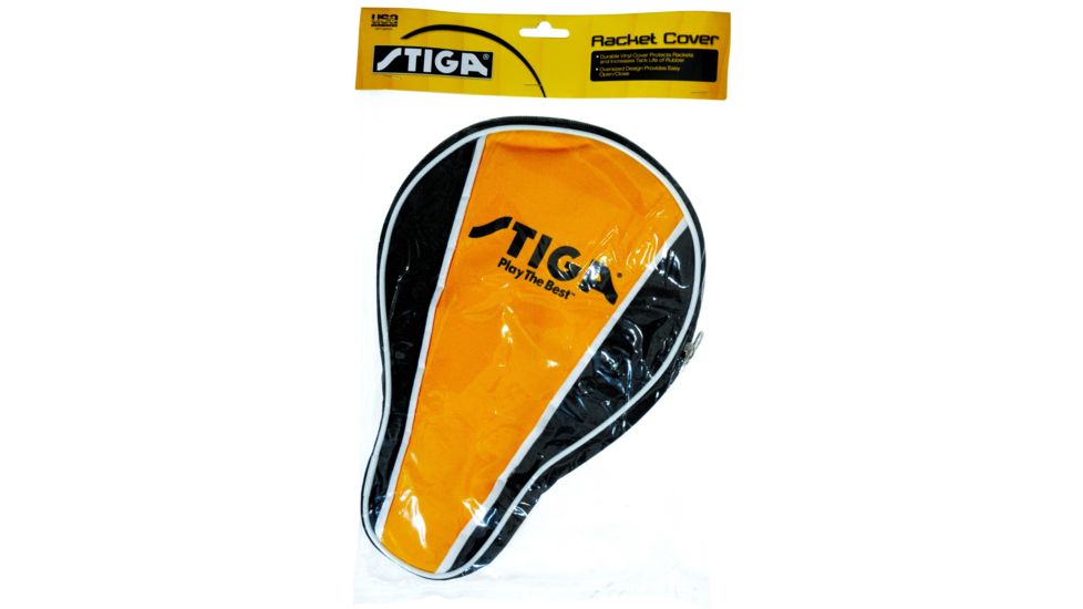 Stiga 1-2 Rackets Racket Cover, Black/Yellow T1575