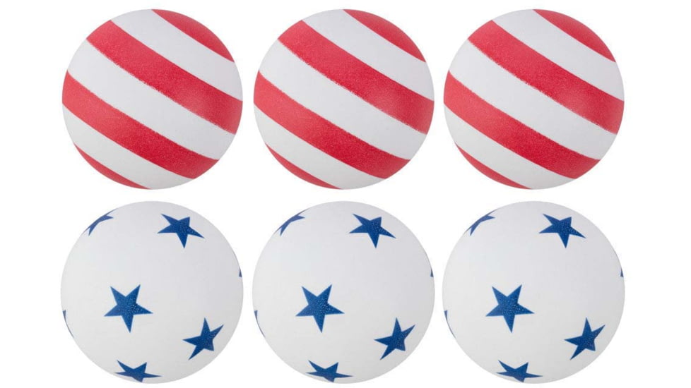 STIGA 1-Star Stars And Stripes Balls, Red, White &amp; Blue, T1471