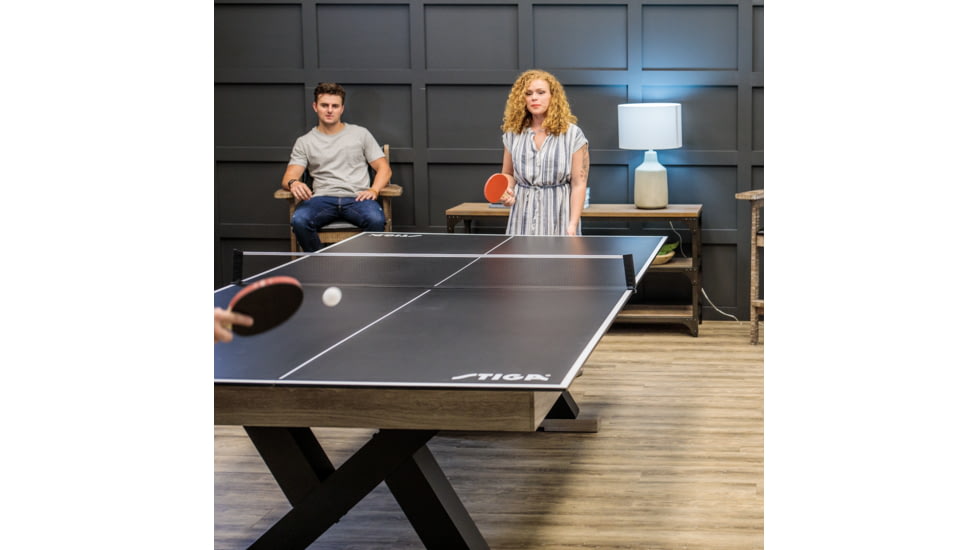 STIGA 4-Piece Table Tennis Conversion Top, Black, T8490W