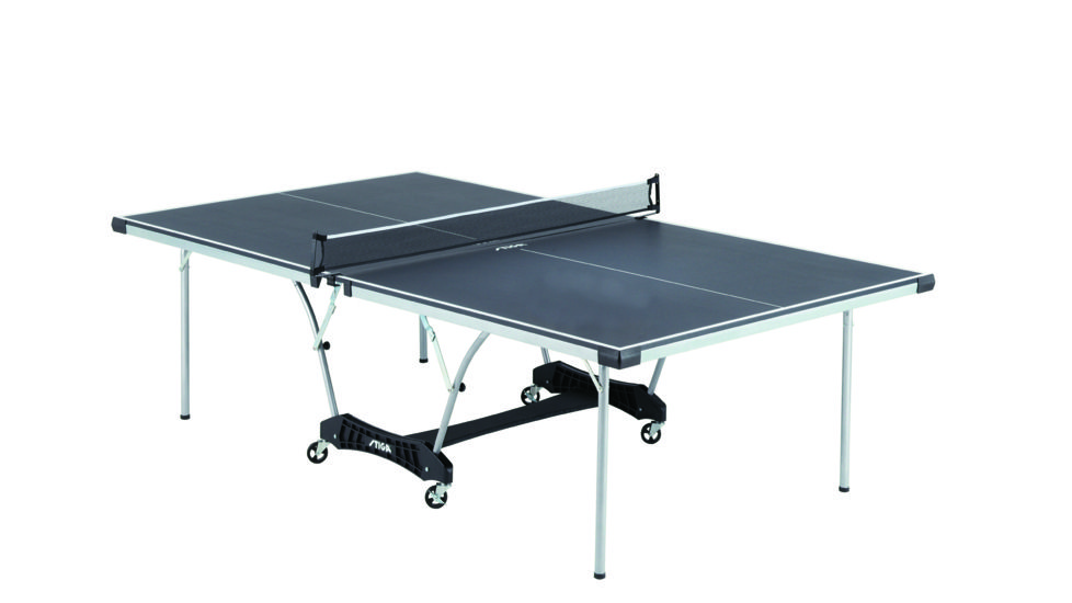 Stiga 5/8 in Daytona Tennis Table, Black, Black, T8127