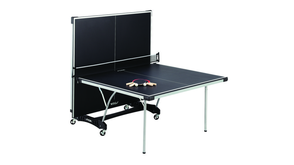 Stiga 5/8 in Daytona Tennis Table, Black, Black, T8127