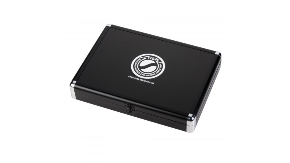 Stiga Aluminum Racket Case, Black T1578