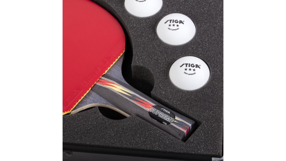 Stiga Aluminum Racket Case, Black T1578