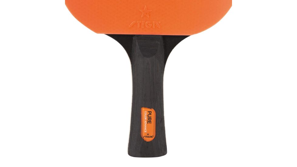 Stiga Pure Color Advance Table Tennis Bat, 2 Player Set, Orange &amp; Green T159401