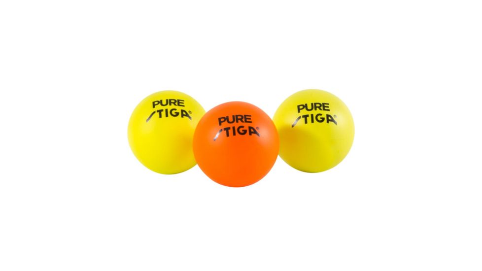 Stiga Pure Color Advance Table Tennis Bat, 2 Player Set, Orange &amp; Green T159401