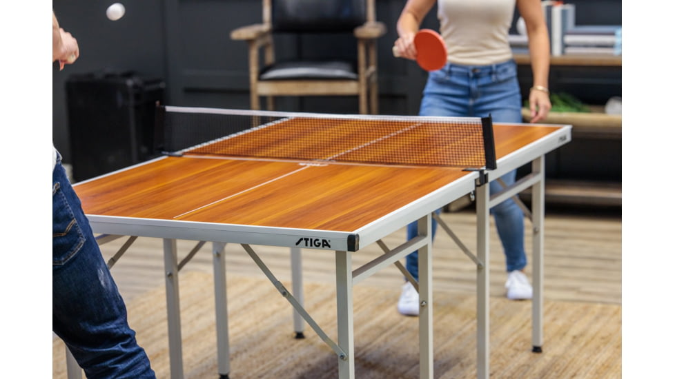 STIGA Space Saver Woodgrain Edition Table Tennis Table, Woodgrain, T8460-2W