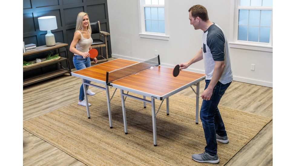 STIGA Space Saver Woodgrain Edition Table Tennis Table, Woodgrain, T8460-2W