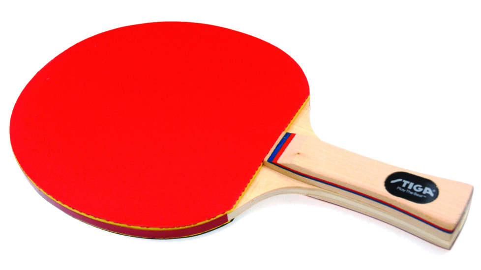 Stiga Table Tennis Aspire Racket, Red, T1220