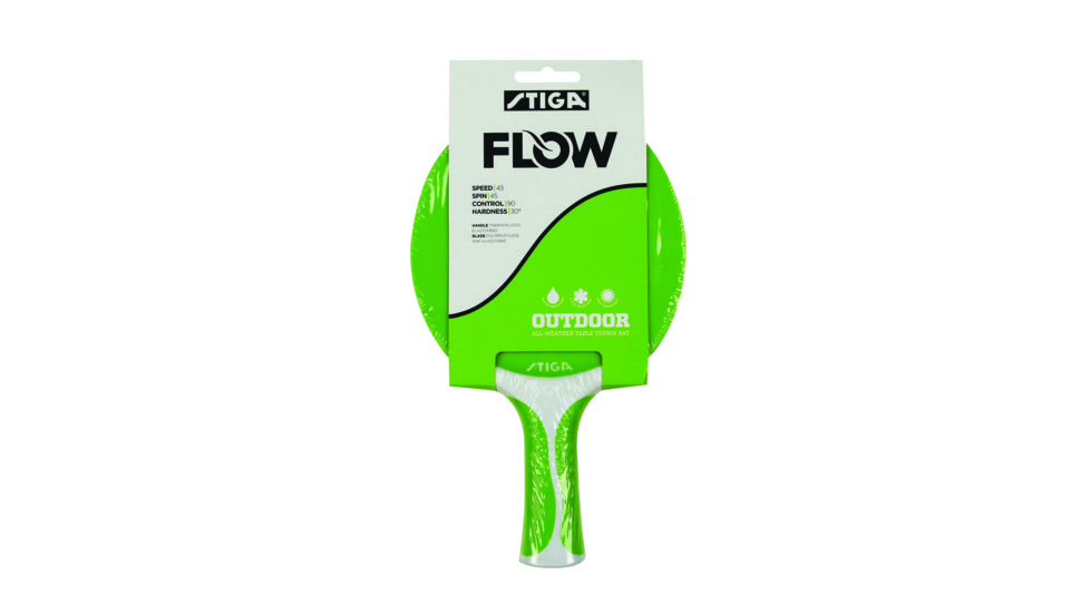 Stiga Table Tennis Flow Rackets, Green, Green, T1285G