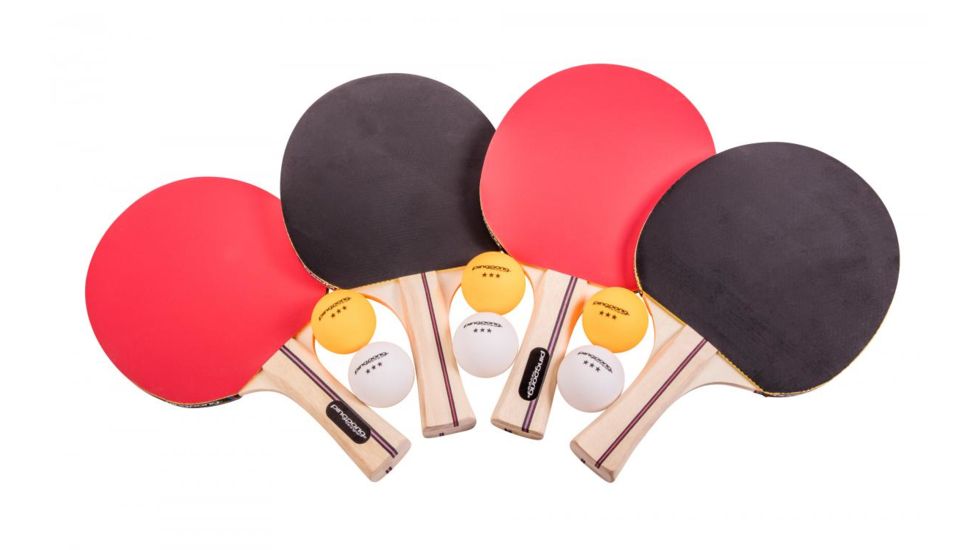 Stiga Table Tennis Performance Player Sets, 4 Player Set, Red &amp; Black T1364