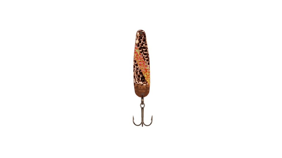 Stinger Scorpion Spoon Lightweight Trolling Spoon, 2.25in .1oz., #5 VMC Hooks, Copper Crush Org, XCH49