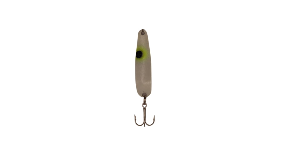 Stinger Scorpion Spoon Lightweight Trolling Spoon, 2.25in .1oz., #5 VMC Hooks, Glow Worm, XGL