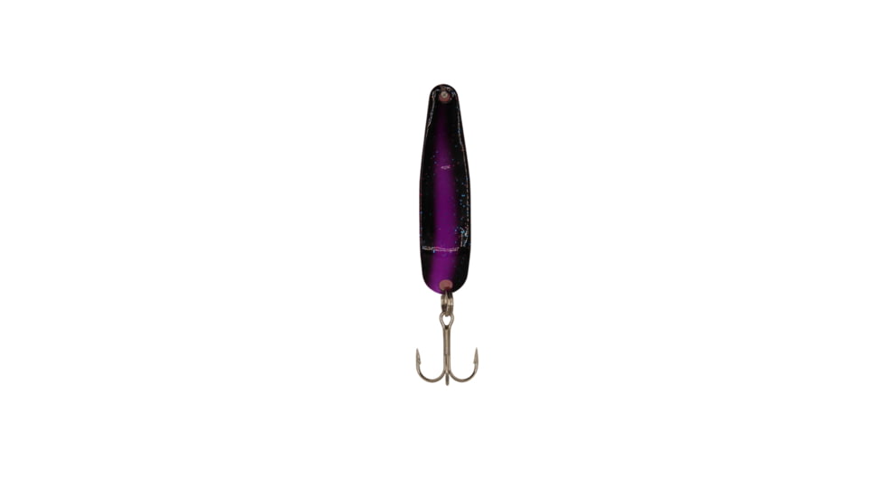 Stinger Scorpion Spoon Lightweight Trolling Spoon, 2.25in .1oz., #5 VMC Hooks, Purple Demon, XPDM