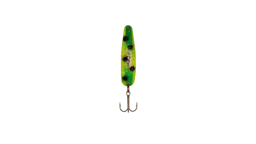 Stinger Scorpion Spoon Lightweight Trolling Spoon, 2.25in .1oz., #5 VMC Hooks, Silver Hammered, Mongoose Circus Freak, XSH158