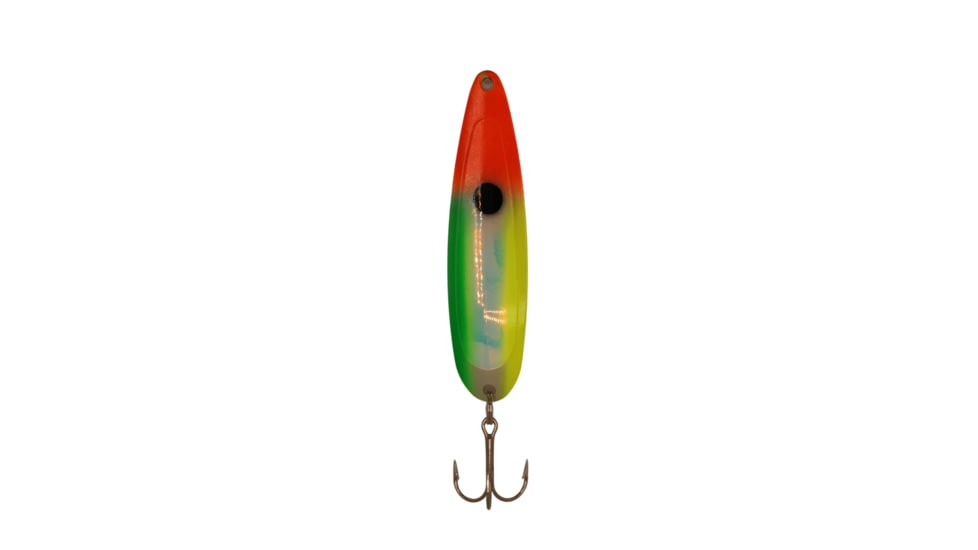 Stinger Stinger Spoon Lightweight Trolling Spoon, 3.75in .3oz., #2 VMC Hooks, Uv Veggies, S395