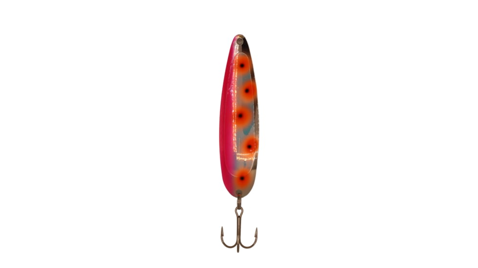 Stinger Stingray Spoon Lightweight Trolling Spoon, 4.25in .4oz., #1 VMC Hooks, Pinkie Uv, NS417UV