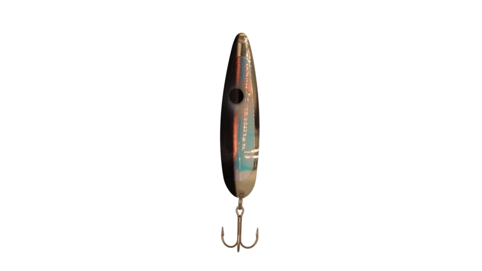 Stinger Stingray Spoon Lightweight Trolling Spoon, 4.25in .4oz., #1 VMC Hooks, Uv Black Tux, NS390