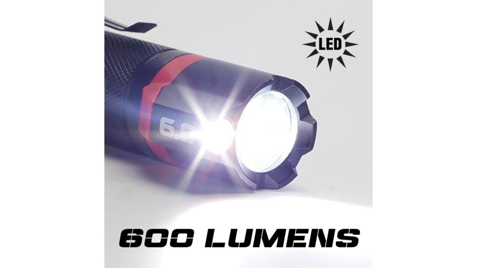 STKR Concepts Bamff 6.0 600 Lumens Dual Cree Led Flshlght W/flood