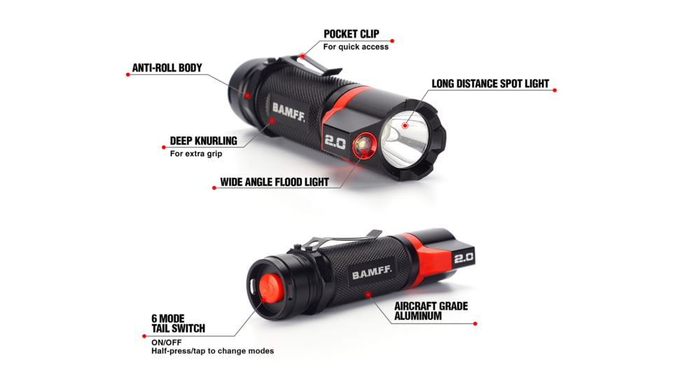 STKR Concepts Dual-e 2.0 200 Lumen Dual Toshiba Led Flashlight