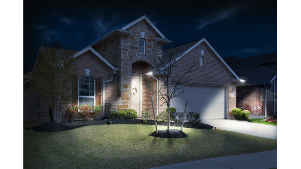 STKR Concepts EZ Home Security Solar Spot Lights, White, One Size, 14212