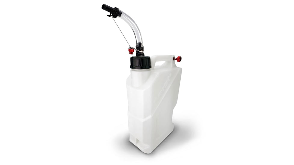 STKR Concepts EZ5 Combo, 5 Gallon Utility Jug W/ Hose Bender And Floor Mount, White, 00104