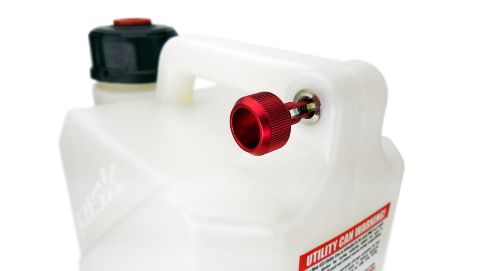 STKR Concepts EZ5 Combo, 5 Gallon Utility Jug W/ Hose Bender And Floor Mount, White, 00104