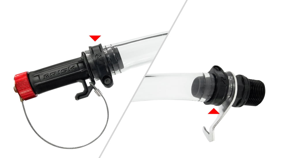 STKR Concepts EZ5 Combo, 5 Gallon Utility Jug W/ Hose Bender And Floor Mount, White, 00104