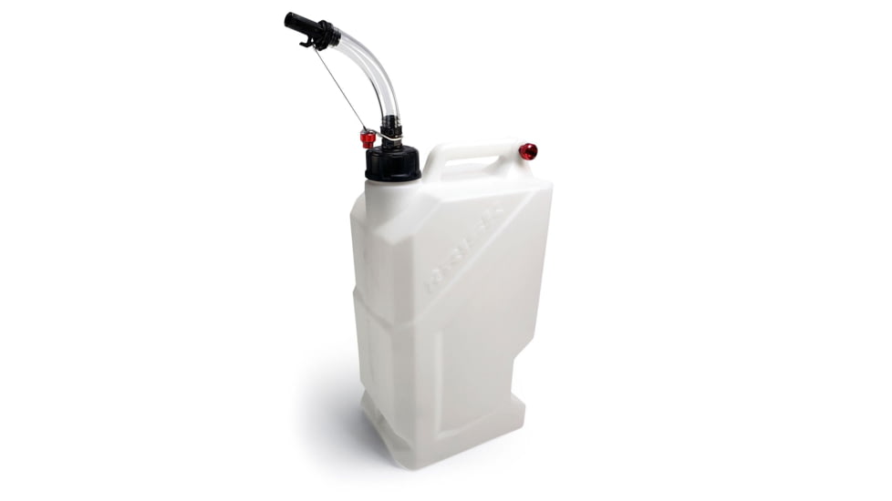 STKR Concepts EZ5 Utility Jug Combo, 5 Gal Jug, Hose Bender, White, 00132