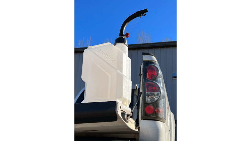 STKR Concepts EZ5 Utility Jug w/ Black Edition Spout and Mount, 5 Gallon, White, 14210