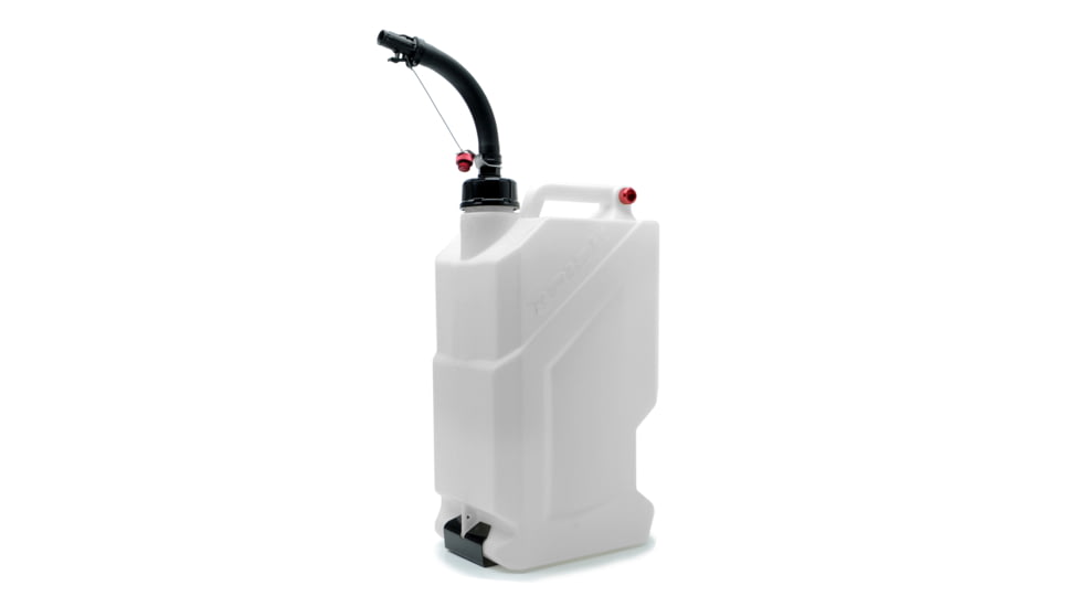 STKR Concepts EZ5 Utility Jug w/ Black Edition Spout and Mount, 5 Gallon, White, 14210