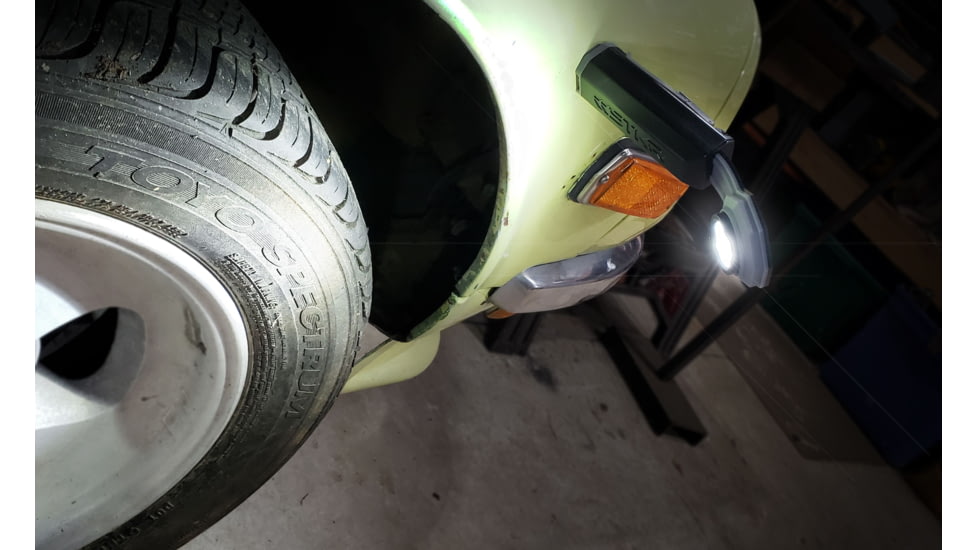 STKR Concepts FLEXIT 4.0 1x 18650 Lithium Rechargeable 1x CREE LED Pocket Light, 400 Lumens, Black/Grey, 00168