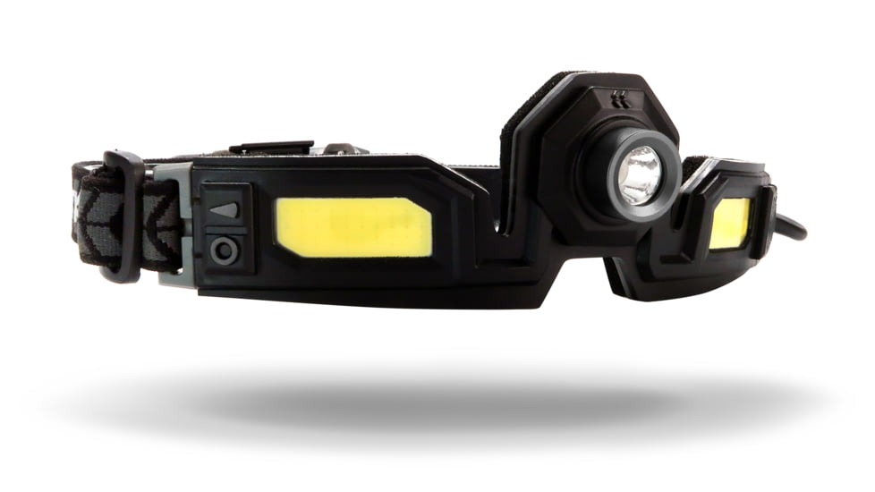 STKR Concepts FLEXIT PRO 6.5 Headlamp, 650 Lumens, Black/ Red, 00387