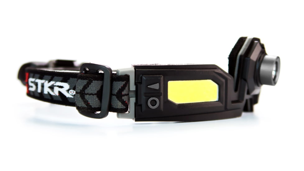 STKR Concepts FLEXIT PRO 6.5 Headlamp, 650 Lumens, Black/ Red, 00387