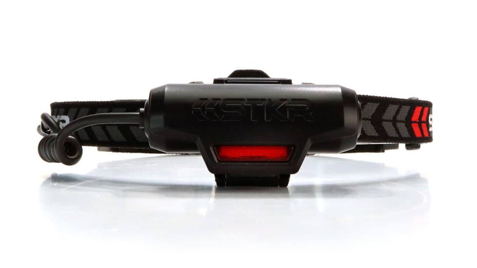 STKR Concepts FLEXIT PRO 6.5 Headlamp, 650 Lumens, Black/ Red, 00387