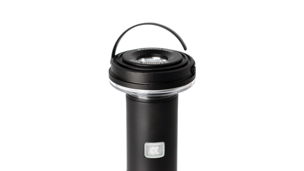 STKR Concepts Fli PRO Telescoping Canopy Light, 8 Foot Extention, Removable Flashlight, Black, 12679
