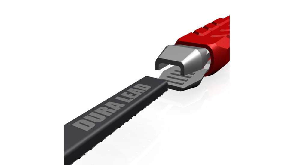 STKR Concepts Mechanical Carpenter Pencil w/ 3 pieces of Lead, Red, 77629