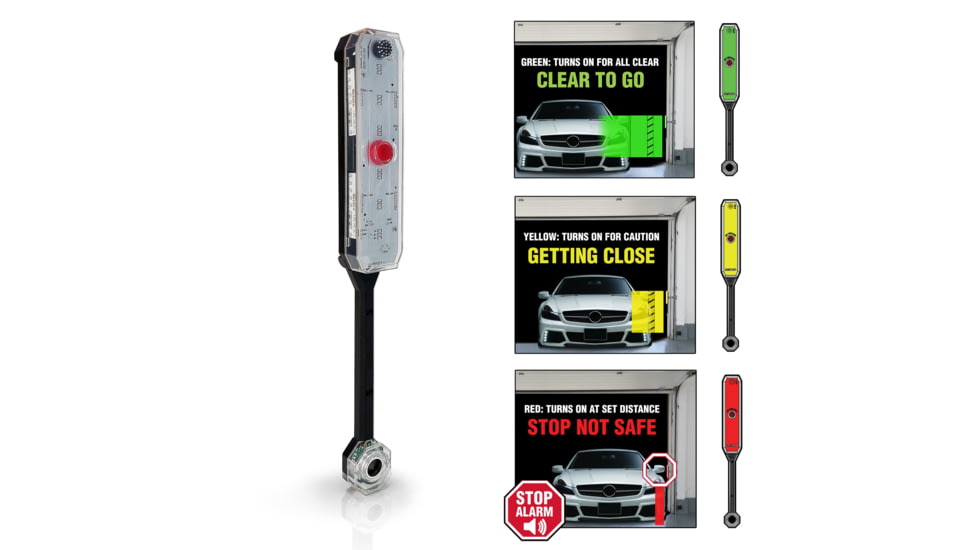 STKR Concepts Side Garage Parking Sensor, Easy Guide System, Grey, 00135