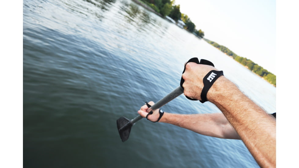 STKR Concepts Tough Skin- Palm Protective Gloves, Black, Small/ Medium, 00117