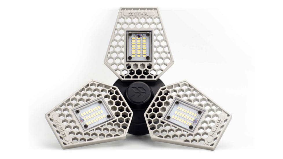 STKR Concepts Trilight Motion Activated Garage/Work Light, 00342