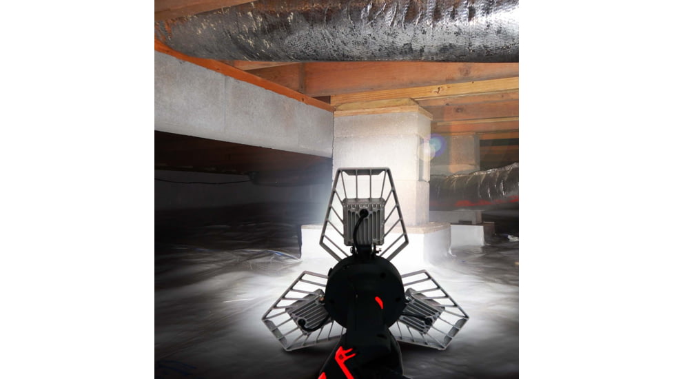 STKR Concepts TRiLIGHT V2 ShopLight, 5000 Lumen, Silver, 00301