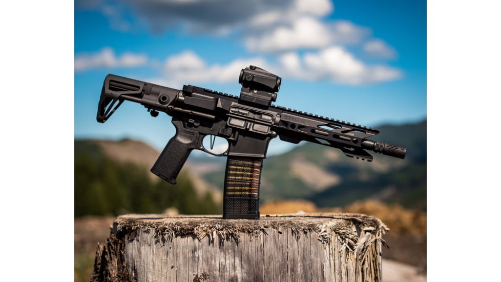 STNGR HWK M-Lok Free Float Handguard for AR15/M4, Anodized Black, 7 in, 7HM