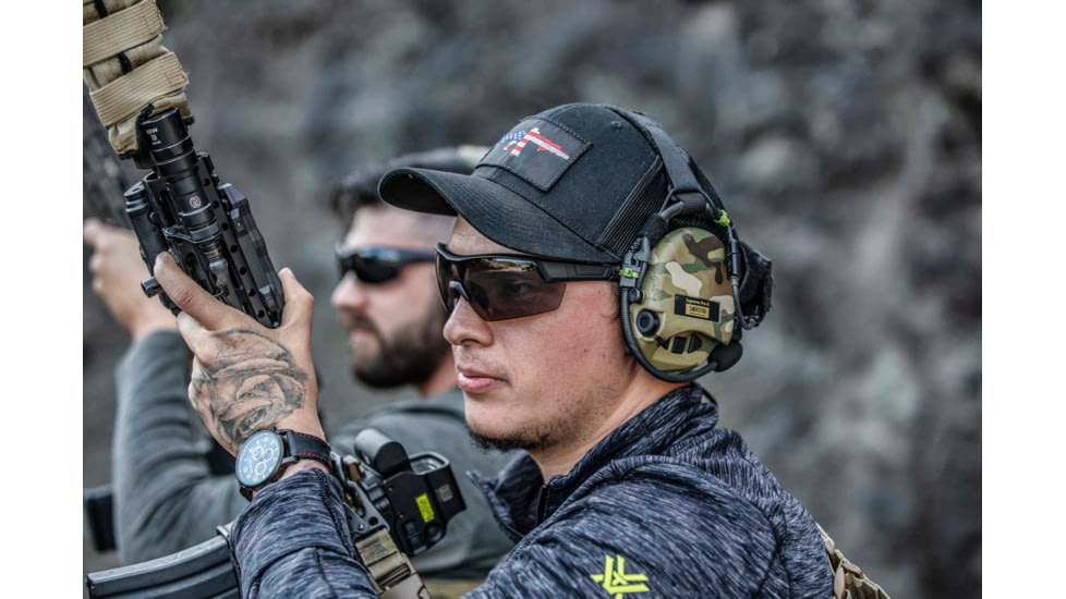 STNGR Lo-Drag Ballistic Sunglasses, Matte Black/Smoke/Clear,Non-Polarized, Medium/Large, 6K-8O41-JV3L