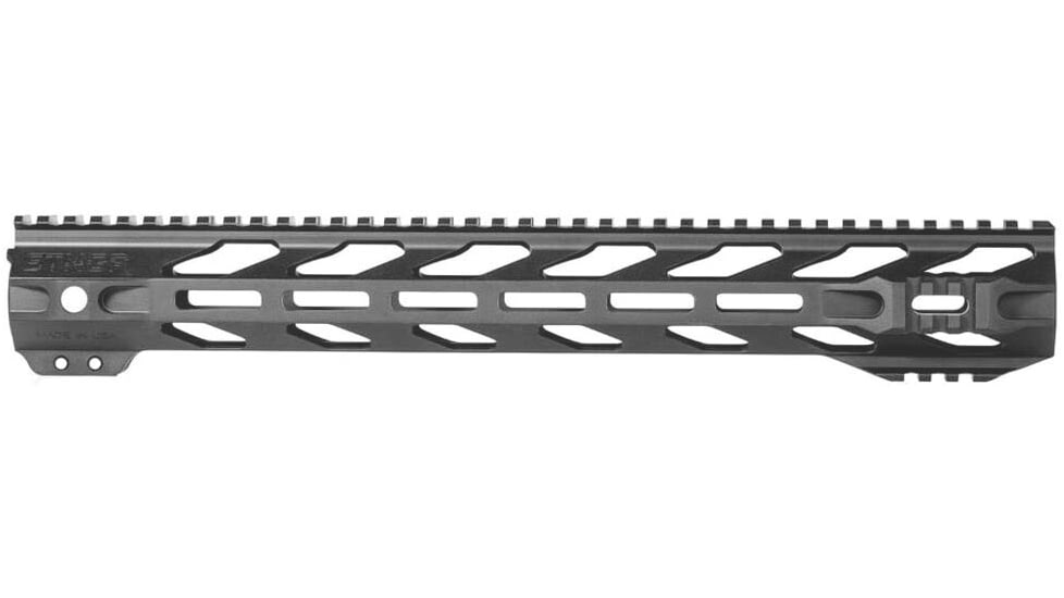 STNGR RPTR M-Lok Free Float Handguard for AR15/M4, Anodized Black, 15 in, 15RM
